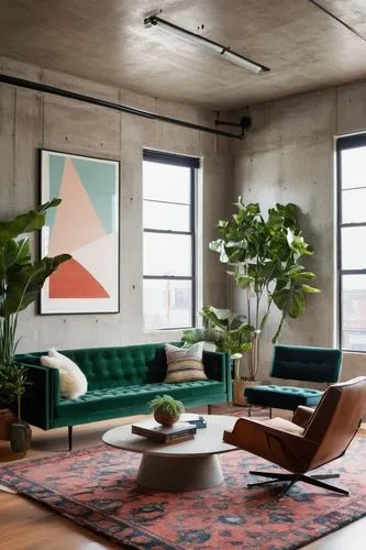 mid century modern,modern decor,mid century,loft,living room,apartment lounge,contemporary decor,danish furniture,interior design,mid century house,livingroom,house plants,interior decor,sitting room,ekornes,houseplants,midcentury,geometric style,airbnb icon,interiors,Conceptual Art,Oil color,Oil Color 14