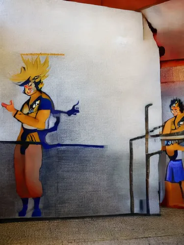 wall painting,kamehameha,murals,glass painting,graffiti art,mexican painter,muralism,son goku,wall paint,pinturas,meticulous painting,painted wall,goku,fabric painting,khokhloma painting,knossos,muralists,graffiti,painted block wall,wall art