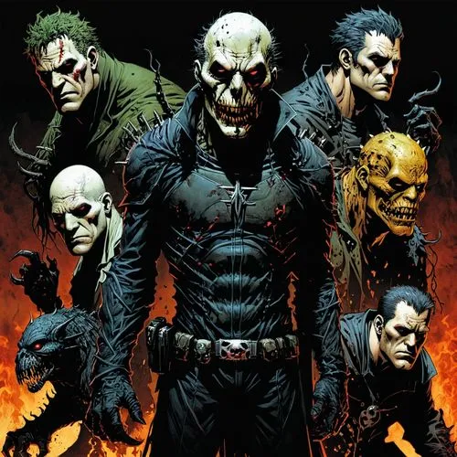 zsasz,hannegan,bizarros,kubert,deodato,mignola,Illustration,American Style,American Style 06