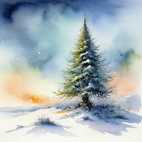 watercolor pine tree,watercolor christmas background,christmas landscape,winter landscape,watercolor tree,watercolor christmas pattern,watercolor,snow landscape,fir trees,watercolor background,watercolor painting,winter background,watercolour,snowy landscape,snow scene,christmas snowy background,spruce-fir forest,watercolor paint,evergreen trees,fir tree,Illustration,Realistic Fantasy,Realistic Fantasy 16