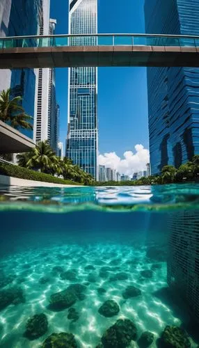 marina bay sands,underwater landscape,singapore,brickell,dubai marina,underwater oasis,singapore landmark,infinity swimming pool,under water,underwater playground,underwater world,dubay,underwater background,ocean underwater,dubia,diamond lagoon,under the water,biscayan,vdara,biscayne,Photography,Artistic Photography,Artistic Photography 01