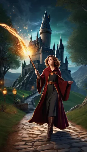 hogwarts,broomstick,potter,harry potter,merida,wizard,hamelin,magical adventure,fantasy picture,cg artwork,magus,wizardry,wizards,wand,the wizard,magistrate,fawkes,fairy tale character,albus,flickering flame,Unique,Design,Logo Design