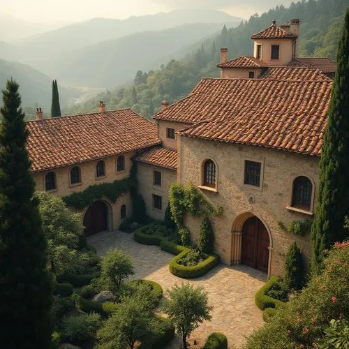 tuscany,tuscan,toscane,house in the mountains,fiesole,casabella,beautiful home,roof landscape,house in mountains,luxury home,country estate,toscana,umbrian,luxury property,mansion,lombardy,villa balbianello,dreamhouse,villa d'este,private house,Photography,General,Realistic