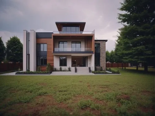 modern house,beautiful home,two story house,cube house,mansion,modern architecture,Photography,General,Cinematic