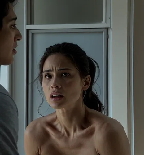 She is outside in the sun talking to a man.,insurgent,married couple,the girl's face,dizi,korean drama,undressing,neighbors,undershirt,asian vision,scared woman,lindos,face to face,asian woman,two met