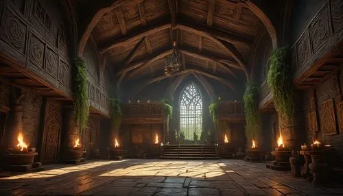 hammerbeam,hall of the fallen,labyrinthian,theed,cryengine,arenanet,sanctuary,sanctum,inglenook,riftwar,marycrest,kirkwall,neverwinter,scriptorium,haunted cathedral,sacristy,medieval,altgeld,praetorium,briarcliff,Art,Artistic Painting,Artistic Painting 04