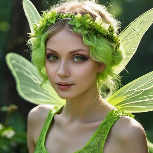 faery,faerie,fairy,garden fairy,flower fairy,fae,fairy queen,little girl fairy,child fairy,dryad,elven flower,vintage fairies,fairies,aurora butterfly,fairy peacock,green aurora,green wreath,evil fairy,poison ivy,lily pad,Photography,General,Realistic