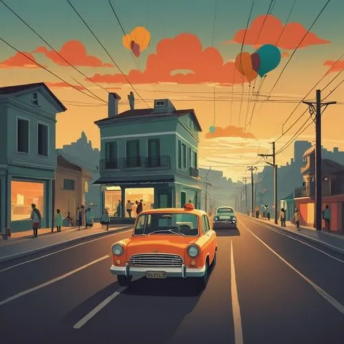 background vector,cloudstreet,taraval,tramways,aronde,storybrooke,street car,game illustration,katoomba,mobile video game vector background,street scene,world digital painting,streetcars,travel poster,boulevard,retro vehicle,french digital background,overland,retro automobile,city highway,Illustration,Vector,Vector 05