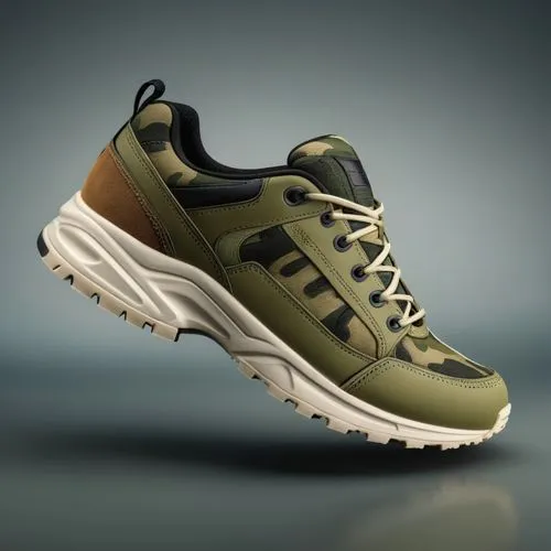 shoe with camouflage color,hiking shoe,outdoor shoe,hiking shoes,athletic shoe,active footwear,climbing shoe,athletic shoes,hiking boot,mountain boots,security shoes,khaki,all-terrain,walking shoe,hik