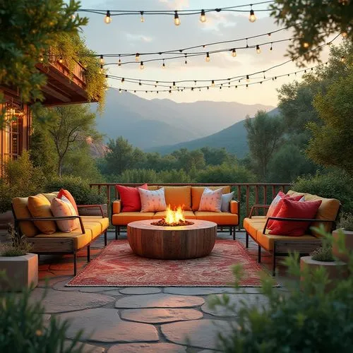 outdoor furniture,fire pit,firepit,outdoor dining,patio furniture,outdoor table and chairs,yountville,terrasse,chaise lounge,patios,fireplaces,roof terrace,garden furniture,backyard,backyards,patio,fireside,garden decor,alfresco,autumn decor,Photography,General,Realistic