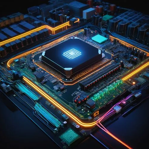 cpu,motherboard,multiprocessor,vlsi,computer chip,processor,ryzen,altium,computer chips,graphic card,xfx,circuit board,opteron,vega,mother board,chipsets,pentium,uniprocessor,xeon,microcomputer,Illustration,American Style,American Style 08