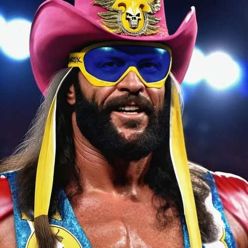 "Macho Man" Randy Savage as a Mortal Kombatant (close up),macho,cibernetico,osw,hogan,poffo,margarito,bret,pierroth,enmascarado,dibiase,zacarias,kornreich,briscoes,koloff,elias,mth,waltman,brisco,sand