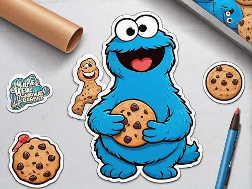 cutout cookie,cookie,cookies,stack of cookies,cute cartoon character,bake cookies,cookie decorating,gourmet cookies,chocolate chip cookie,scrapbook clip art,cookie jar,cookie dough,illustrator,chocolate chip,cute cartoon image,donut illustration,chocolate chips,donut drawing,gocciole,ice cream icons,Unique,Design,Sticker