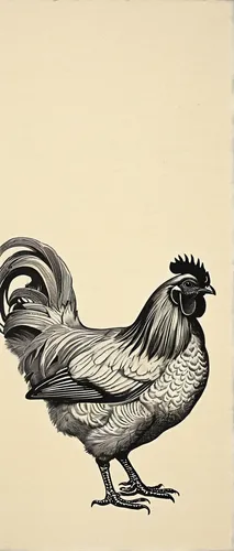 Write a funny story about dwarf chickens causing chaos in a small town.,portrait of a hen,vintage rooster,landfowl,phoenix rooster,bird painting,pullet,plumed-pigeon,bird illustration,an ornamental bi