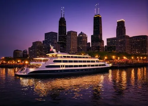 yacht exterior,superyacht,yacht,superyachts,chicago skyline,chicago night,cruises,chicagoland,chartering,cruiseliner,on a yacht,yachts,chicago,navy pier,cruise ship,yachting,chicagoan,seabourn,berthed,viscountess,Illustration,Children,Children 05