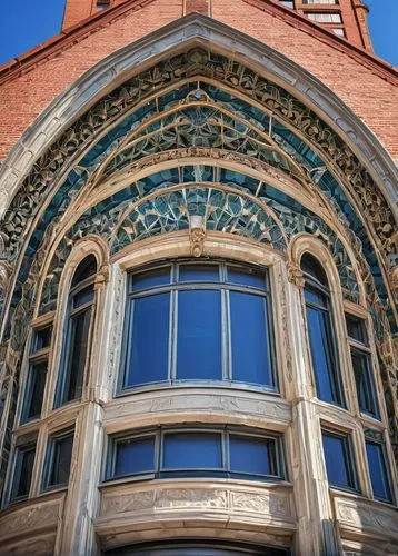 pewabic,architectural detail,ornamentation,driehaus,jugendstil,spandrel,pedimented,western architecture,glass facades,round window,details architecture,guastavino,nscad,art nouveau frame,pythian,fenestration,pointed arch,transom,smithsonian,architecturally,Art,Classical Oil Painting,Classical Oil Painting 34