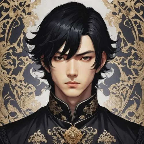 kaneshiro,xuanwei,buccellati,junyao,emperor,yusuke,Illustration,Japanese style,Japanese Style 10