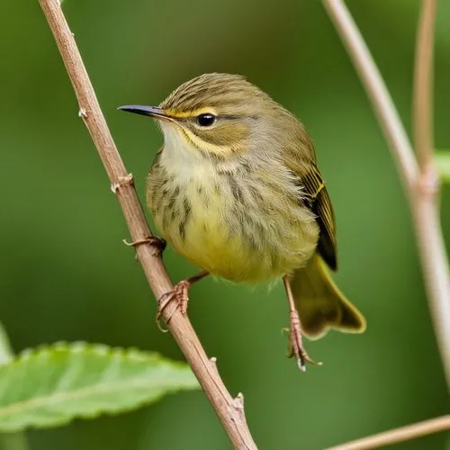 palm warbler,thornbills,kinglets,grassbird,song bird,gropper,lesser swamp warbler,toricelli,fringilla coelebs,kinglet,whitelocke,thornbill,warbler,marsh warbler,tyrannulet,chiffchaff,campestris,canari,icterus,indicatoridae,Photography,General,Realistic