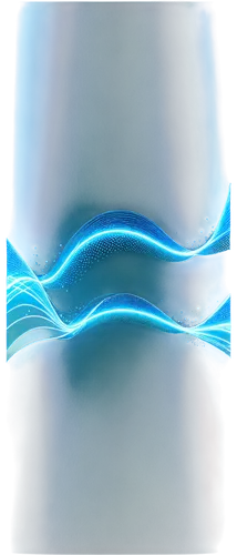 Sound wave, oooooh sound effect, 3D audio visualization, electric blue glow, neon light trails, dynamic movement, swirling patterns, futuristic aesthetic, dark background, high contrast, cinematic com