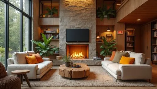 fire place,fireplace,mid century modern,contemporary decor,fireplaces,livingroom,modern decor,modern living room,living room,kundig,family room,mid century house,home interior,midcentury,interior modern design,sitting room,coziness,minotti,reading room,contemporary,Photography,General,Realistic