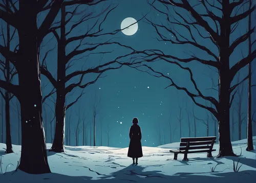 winter background,night scene,background vector,the snow queen,sci fiction illustration,moonlit night,winter dream,night snow,game illustration,the girl next to the tree,midnight snow,to be alone,digital illustration,loneliness,winterblueher,halloween illustration,snow scene,girl with tree,background image,dark park,Photography,Documentary Photography,Documentary Photography 23