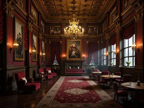 royal interior,ornate room,victorian room,holyroodhouse,danish room,dining room,parlor,highclere castle,cliveden,ritzau,harlaxton,villa cortine palace,entrance hall,enfilade,anteroom,chateau margaux,wade rooms,althorp,villa d'este,château de chambord