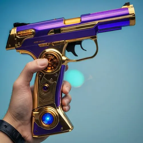 beretta,gold and purple,cz,pistola,colt,hawkmoon,24 karat,grafer,uzi,popgun,air pistol,fn,golcuk,gollust,purple and gold,sidearm,cubagua,reagle,a pistol shaped gland,centerfire,Photography,General,Realistic