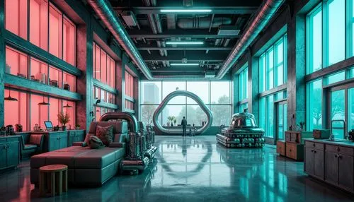 terminals,laboratory,futuristic art museum,synthetic,doctor's room,chemical laboratory,anaglyph,refinery,laboratorium,study room,pharmacy,modern office,laboratories,futuristic landscape,neon coffee,factories,lab,aeroport,cybercity,aquarium