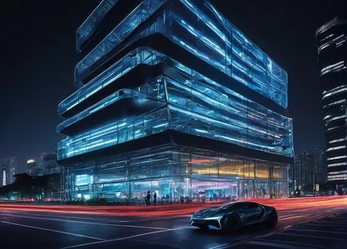 mubadala,mercedes eqc,difc,electroluminescent,cybercity,light trails,cyberport,abu dhabi,tron,qnx,glass building,glass facade,lekki,dhabi,electric tower,noida,futuristic architecture,bkc,doha,office buildings,Conceptual Art,Fantasy,Fantasy 20