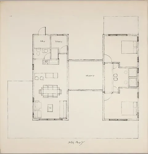 a drawing of a three bedroom home with an attached balcony,house floorplan,floor plan,floorplan,floorplans,floorplan home,house drawing,Art,Artistic Painting,Artistic Painting 09