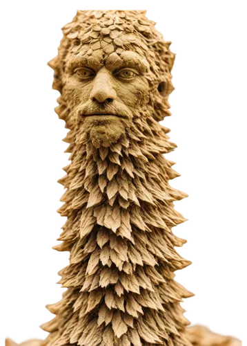 9 composition, cinematic aspect ratio, shallow depth of field, sharp focus, high-resolution texture.,a statue made out of feathers with no face,forest king lion,grond,stone lion,lion head,lion,wiwaxia