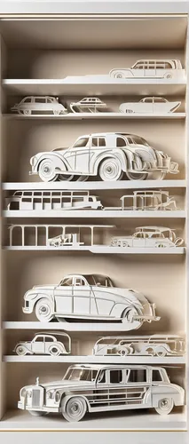 automotive luggage rack,compartments,luggage compartments,model cars,automotive carrying rack,cd/dvd organizer,automotive decor,plate shelf,desk organizer,compartment,diecast,merceds-benz,dish rack,car sculpture,dish storage,volvo cars,auto accessories,car transporter,printer tray,mercedes benz limousine,Unique,Paper Cuts,Paper Cuts 04