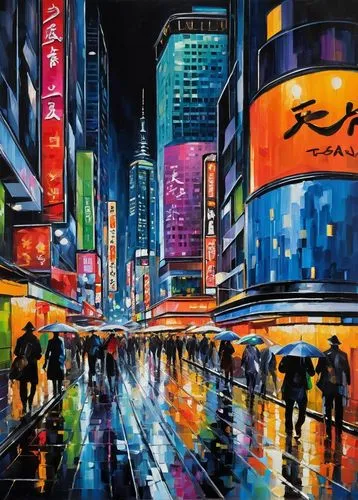 shinjuku,tokyo,tokyo ¡¡,kabukiman,kabukicho,tokyo city,akiba,mongkok,tokio,tokyoites,osaka,akihabara,rebiya,kamurocho,shibuya,kowloon,cityscape,tsuneo,oil painting on canvas,chiyonofuji,Conceptual Art,Oil color,Oil Color 22