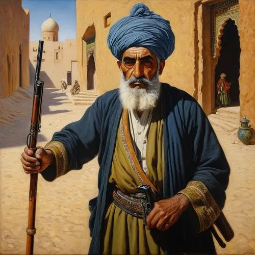 khaldiyah,balkhi,orientalist,moulavi,turban,ghaznavids,berber,munarman,orientalism,khalsa,mohammedmian,bedouin,sikhs,sikhism,bahakel,khorasan,bahadar,tuareg,ibn tulun,kasbah,Art,Classical Oil Painting,Classical Oil Painting 42