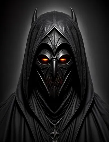 A dark lord, hidden behind a mask,grimm reaper,grim reaper,devil,fawkes mask,spawn,dark art,hooded man,reaper,darth talon,vader,anonymous mask,evil woman,dark elf,dark portrait,darth vader,death god,s