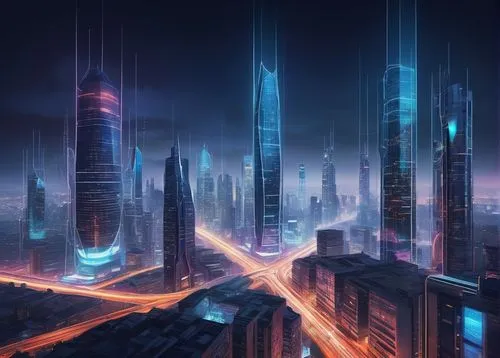 cybercity,futuristic landscape,cybertown,cityscape,metropolis,cyberport,coruscant,cyberia,cyberworld,futuristic,fantasy city,city cities,city skyline,cyberpunk,futuregen,cities,megalopolis,microdistrict,futurist,areopolis,Illustration,Retro,Retro 22