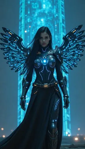 archangel,varya,vax figure,meenakshi,lilandra,cyberangels,Conceptual Art,Sci-Fi,Sci-Fi 07