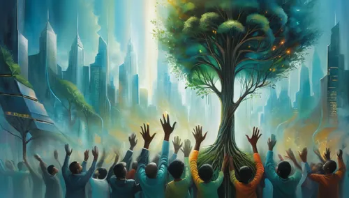 tree of life,flourishing tree,celtic tree,treepeople,colorful tree of life,bishvat,Conceptual Art,Daily,Daily 32