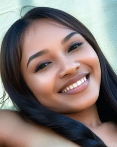 a beautiful black woman wearing a white top smiling,lumidee,leigh,jurnee,marshallese,latavia,tamika