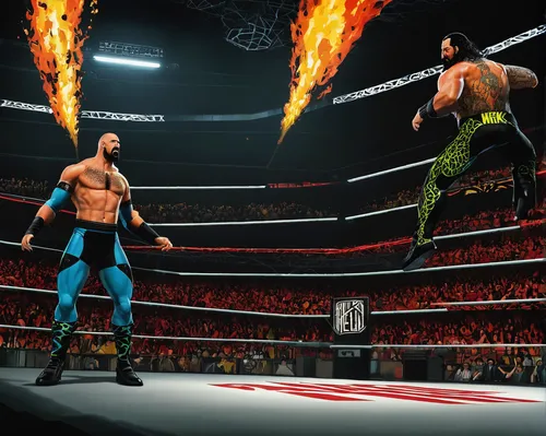 professional wrestling,wrestling,lucha libre,battling ropes,fighter destruction,wrestle,the eruption,spear,the conflagration,impact circle,flying sparks,mixed martial arts,striking combat sports,ring of fire,eruption,catch wrestling,special effects,clash,gallows,clothesline,Illustration,Vector,Vector 09