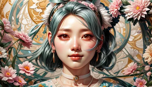 oriental girl,chinese art,oriental princess,japanese floral background,geisha girl,geisha,oriental painting,jasmine blossom,amano,plum blossom,japanese art,fantasy portrait,floral japanese,white blossom,girl in flowers,flower fairy,白斩鸡,portrait background,japanese woman,oriental