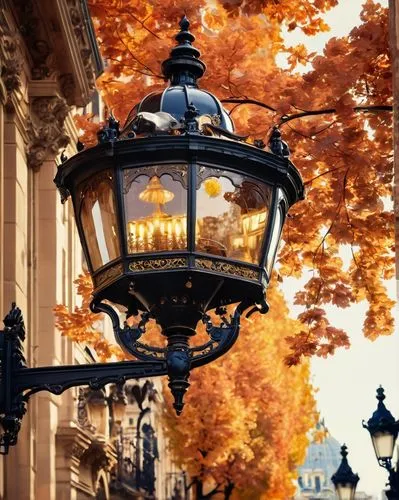 street lamps,streetlamps,street lamp,streetlamp,gas lamp,iron street lamp,historic street lighting,lamplight,light of autumn,outdoor street light,street lantern,illuminated lantern,street lights,lamp post,streetlights,streetlight,gaslights,autumn decoration,street light,bucharest,Illustration,Realistic Fantasy,Realistic Fantasy 37