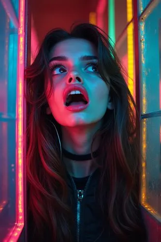 neon makeup,colored lights,neon lights,neon,neon light,xcx