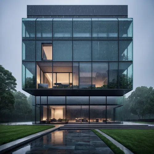 glass facade,cubic house,cube house,modern architecture,glass facades,mirror house,modern house,glass building,glass wall,structural glass,futuristic architecture,frame house,danish house,contemporary,kirrarchitecture,archidaily,glass blocks,residential house,architecture,house by the water,Photography,General,Natural