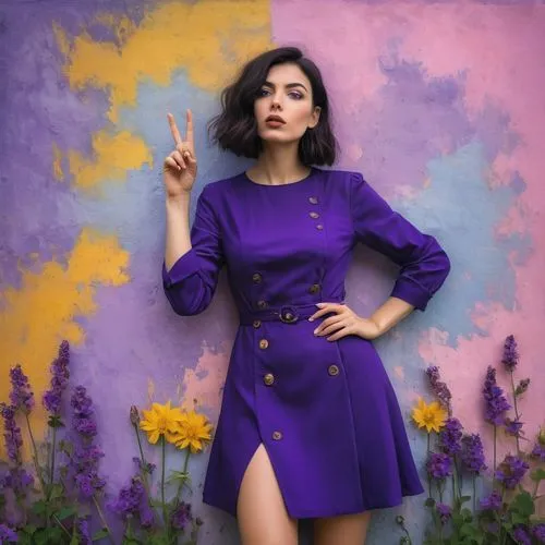 la violetta,violetta,purple dress,violeta,violet,kimbra,Art,Artistic Painting,Artistic Painting 49