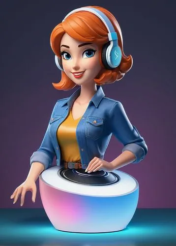 3d model,bosu,3d figure,maci,siri,disk jockey,vector girl,disc jockey,retro girl,lumo,plug-in figures,3d render,realjukebox,retro turntable,meg,kosmea,suri,audiogalaxy,3d modeling,nora,Unique,3D,Isometric