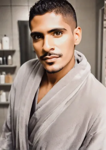 bathrobe,abdel rahman,indian celebrity,laundress,devikund,pakistani boy,arab,middle eastern monk,riad,barbershop,amitava saha,barber,personal grooming,male model,coffee scrub,kabir,yemeni,men chef,kitchen towel,moroccan