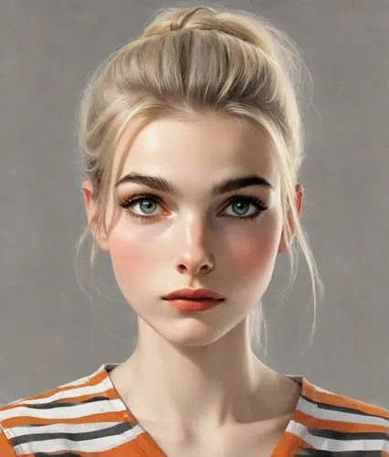 girl portrait,clementine,digital painting,portrait of a girl,girl drawing,vector girl,world digital painting,portrait background,lilian gish - female,young woman,piper,custom portrait,natural cosmetic,digital art,elsa,illustrator,fantasy portrait,blonde girl,blond girl,mystical portrait of a girl,Digital Art,Poster