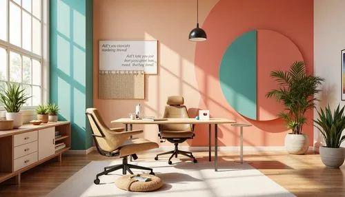 creative office,working space,modern office,vitra,mid century modern,blur office background,kids room,offices,interior design,workspaces,study room,bureaux,graphic design studio,modern decor,danish furniture,brighthouse,geometric style,mid century,interiors,airbnb logo