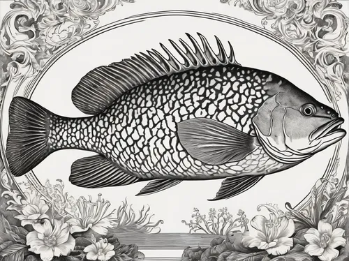 brocade carp,discus,tilapia,barramundi,common carp,discus fish,ornamental fish,cichlid,freshwater fish,koi carp,napoleon fish,forest fish,illustration,red seabream,fish,fish pictures,discus cichlid,cichla,feeder fish,coelacanth,Conceptual Art,Fantasy,Fantasy 22